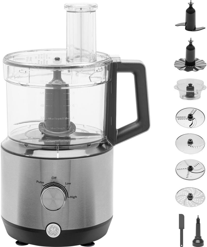 Best Food Processors: Top 10 Picks & Buyers Guide 26 GE 12-Cup Stainless Steel Food Processor with 3 Variable Speeds