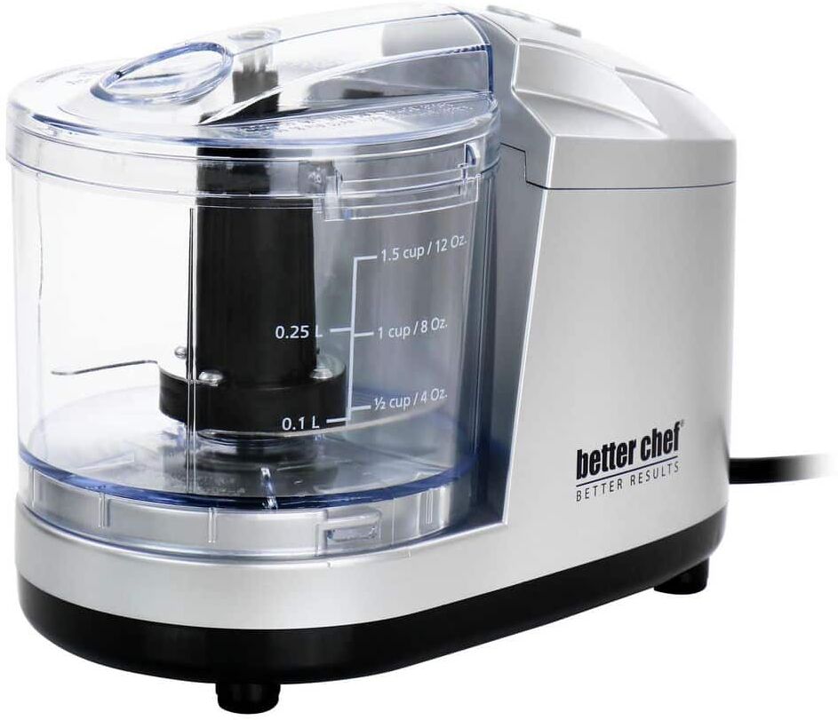 Best Food Processors: Top 10 Picks & Buyers Guide 50 Better Chef 1.5-Cup Safety Lock Compact Chopper Food Processor in Silver