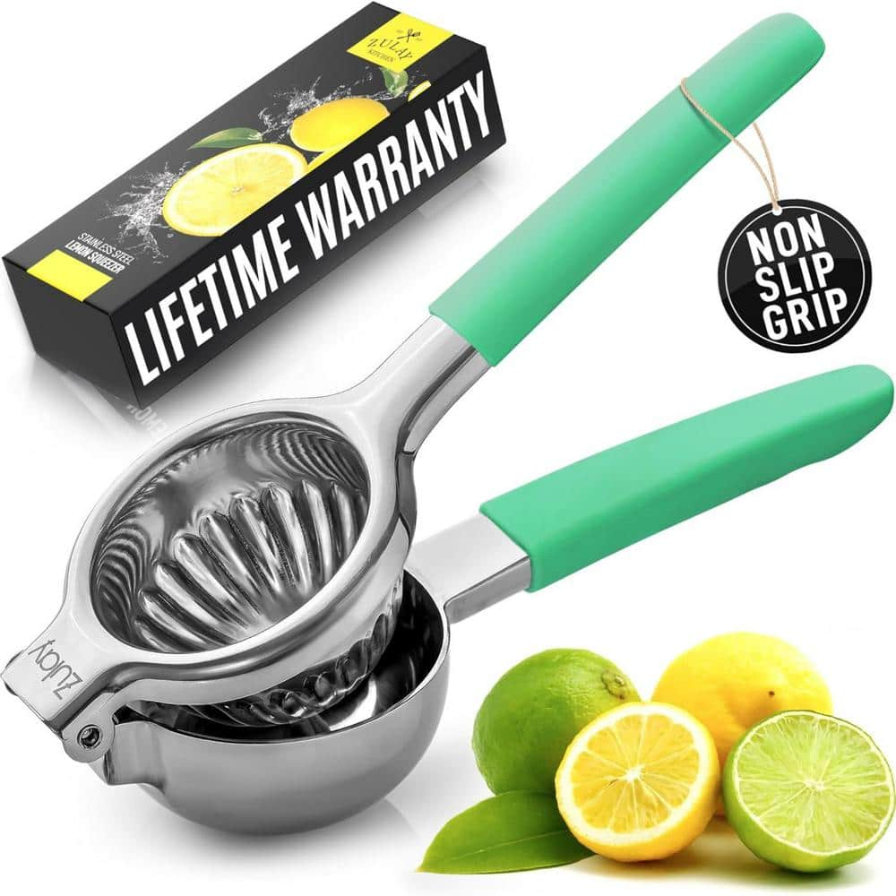 Zulay Kitchen 3 in Blade Span with Ultra-Strong High-Quality Stainless Steel Citrus Press Juicer and Lime Squeezer