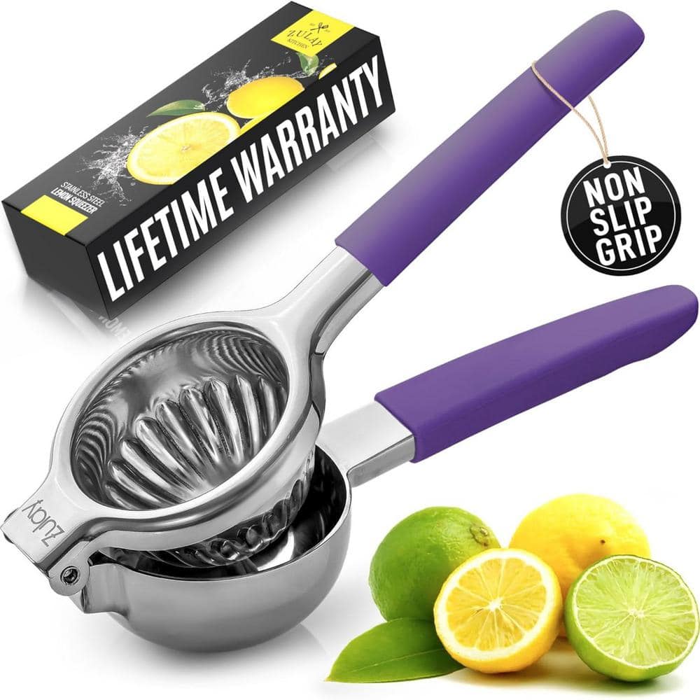 Zulay Kitchen 3 in Blade Span with Ultra-Strong High-Quality Stainless Steel Citrus Press Juicer and Lime Squeezer