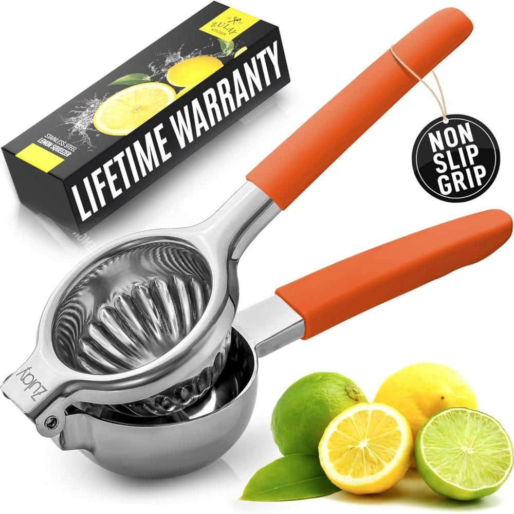 Zulay Kitchen 3 in Blade Span with Ultra-Strong High-Quality Stainless Steel Citrus Press Juicer and Lime Squeezer