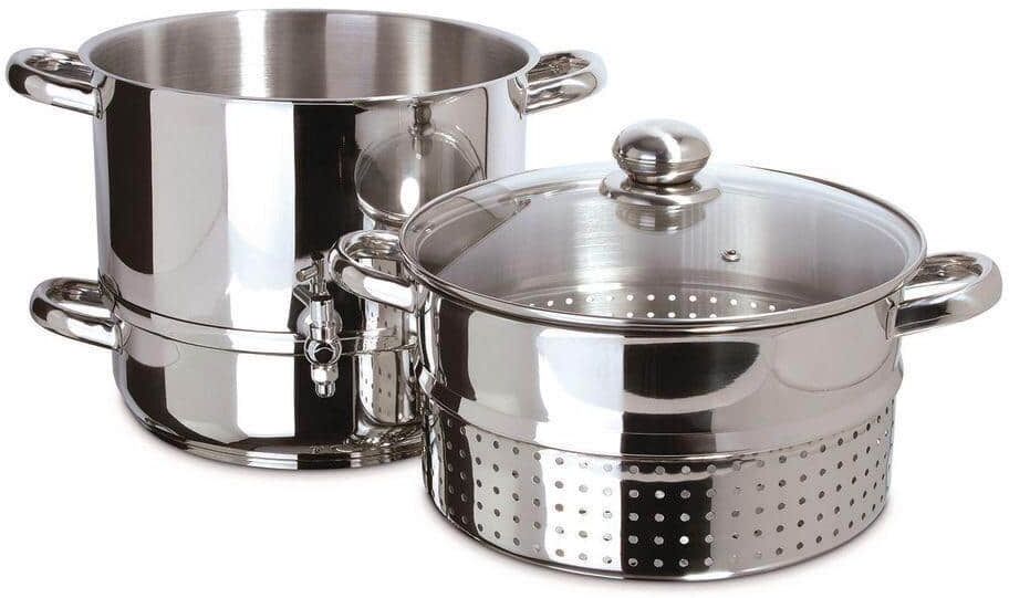 Euro Cuisine Stainless Steel Stove Top Steam Juicer