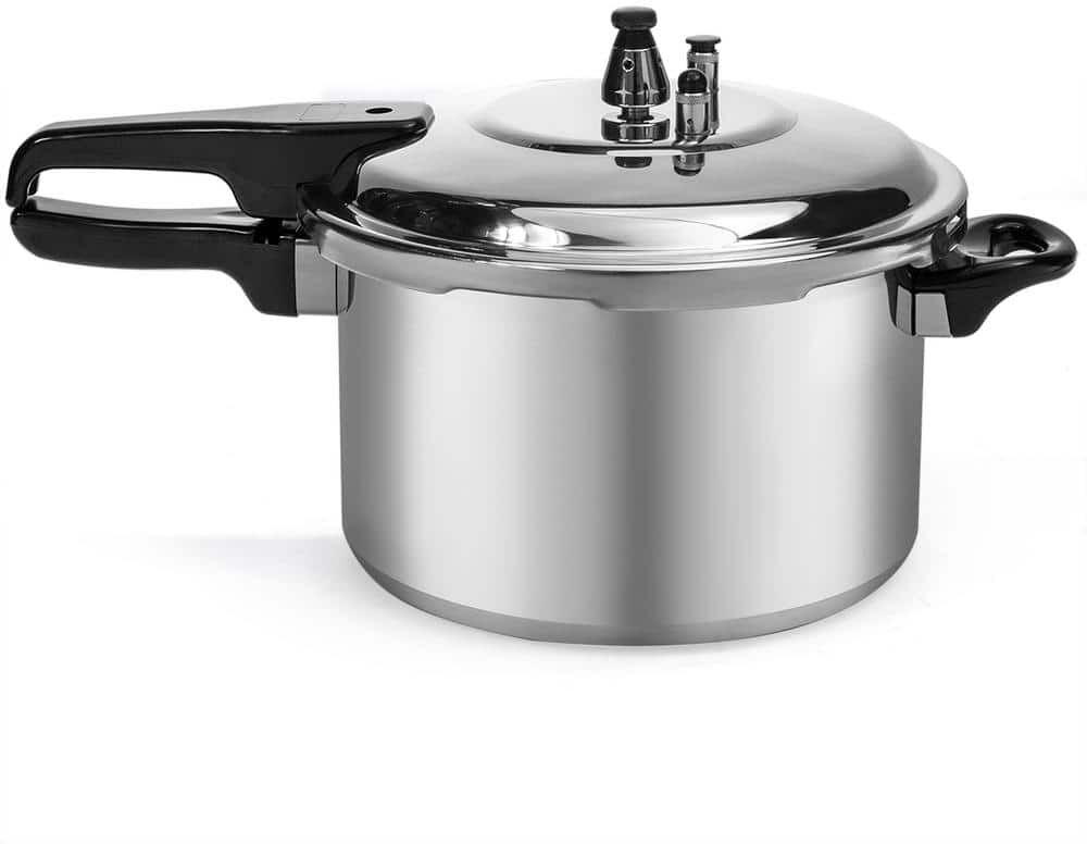 Barton 8 qt. Aluminum Stovetop Pressure Cooker Pot with Steam Release Valve