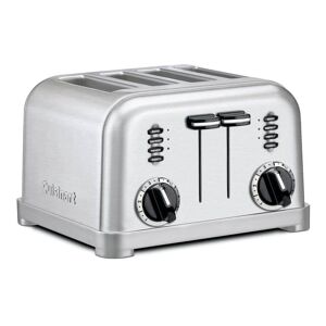 Cuisinart Classic Series 4-Slice Stainless Steel Wide Slot Toaster with Crumb Tray, Silver