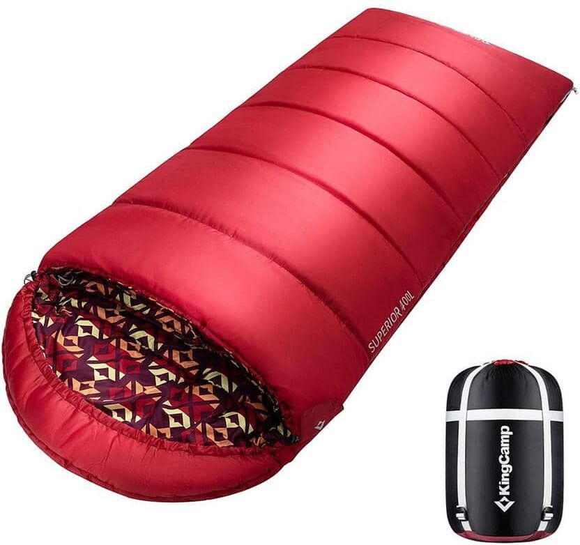 KingCamp Red Adult Sleeping Bag for Camping