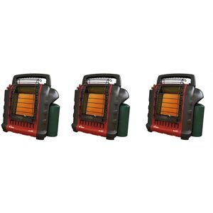 Mr. Heater 9,000 BTU Portable Buddy Outdoor Camping, Hunting Propane Gas Space Heater (3-Pack)