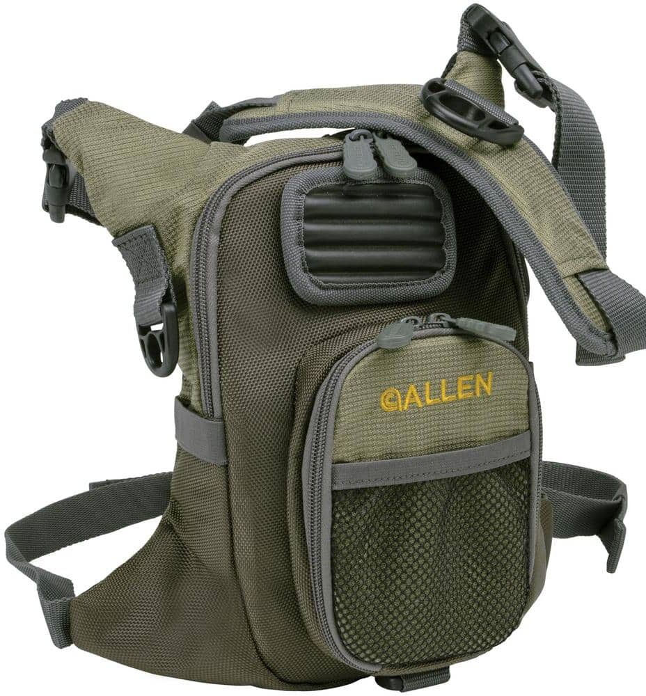 Allen Fall River Fly Fishing Chest Pack, Fits up to 2 Tackle/Fly Boxes