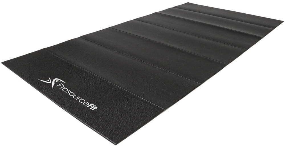 PROSOURCEFIT Treadmill Mat 5/32 in. x 36 in. x 84 in. Black Heavy-Duty Fitness Exercise Equipment Mat