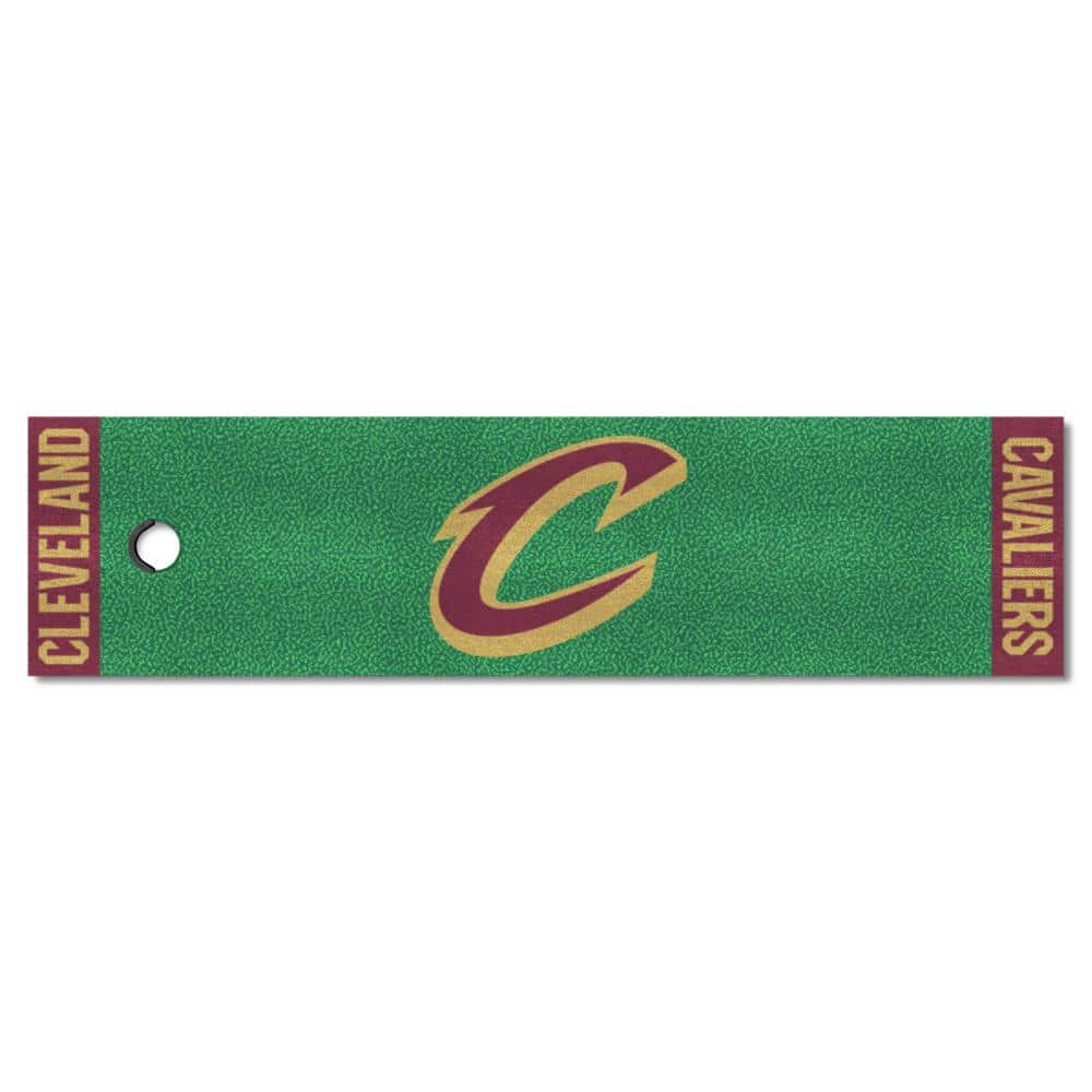 FANMATS NBA Cleveland Cavaliers 1 ft. 6 in. x 6 ft. Indoor 1-Hole Golf Practice Putting Green