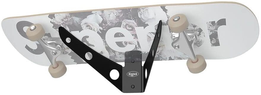 KOOVA Single Skateboard 150 lbs Wall Mounted Rack Holder