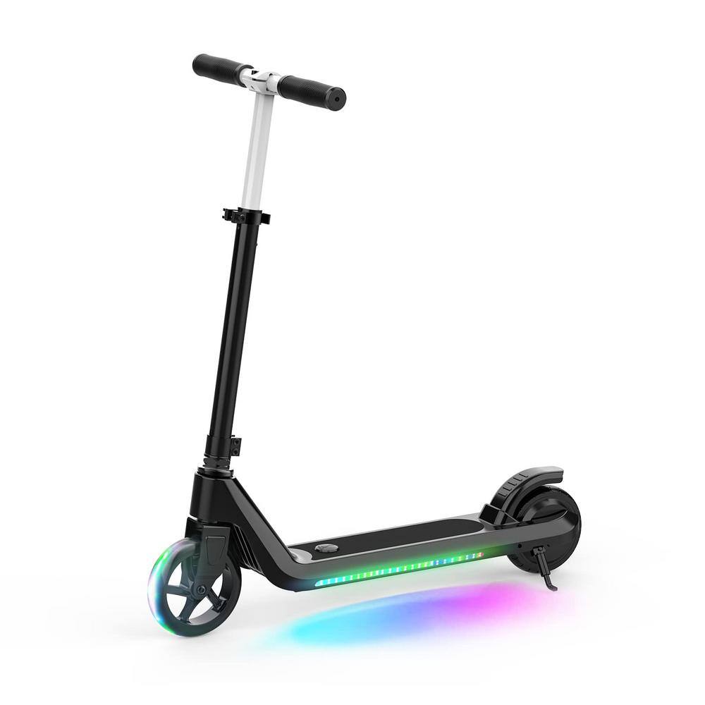 5.5 in. 120W 24V 2.4ah Electric Scooter Adjustable Height E-Scooters with LED Light Max Speed 10 km/h
