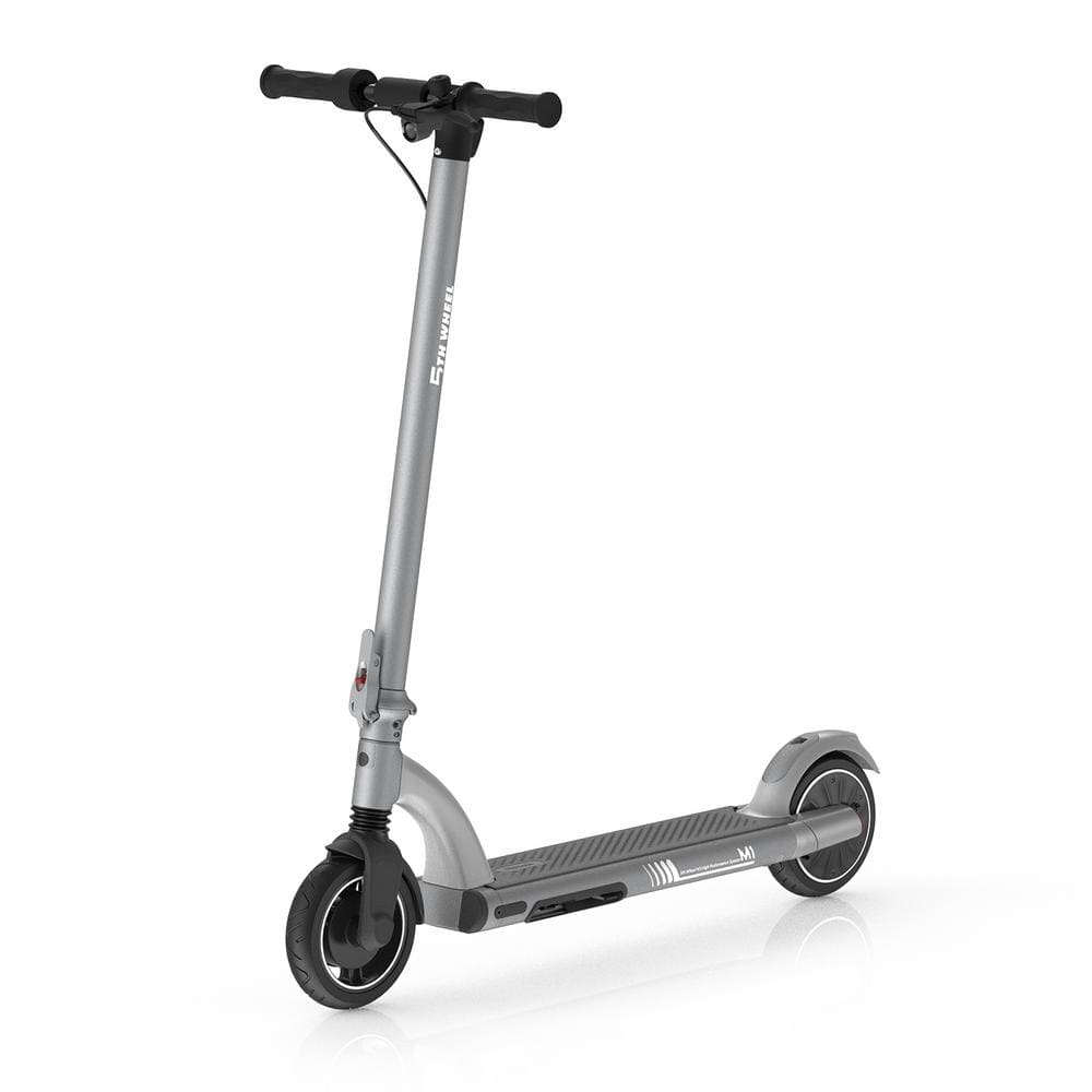Wildaven Folding Adults Electric Scooter with 48-Watt Motor, 36-Volt-10Ah Lithium Battery, Triple Braking and Shock Absorption