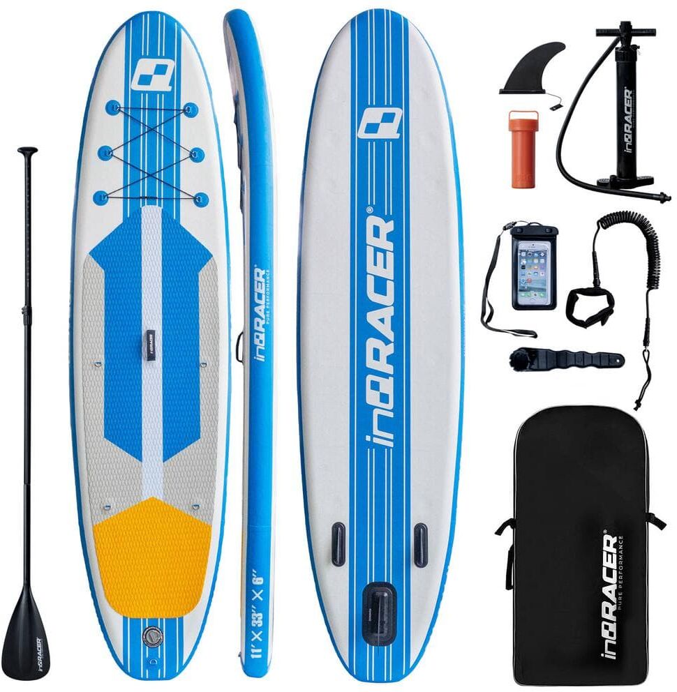 HOTEBIKE 11 ft. Premium Inflatable Stand Up Paddle Board with Free Premium SUP Accessories & Backpack