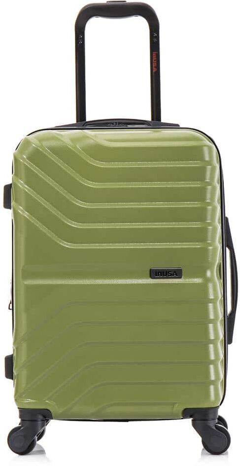 InUSA Aurum Light-Weight 20 in. Hardside Spinner Luggage Carry-On Green