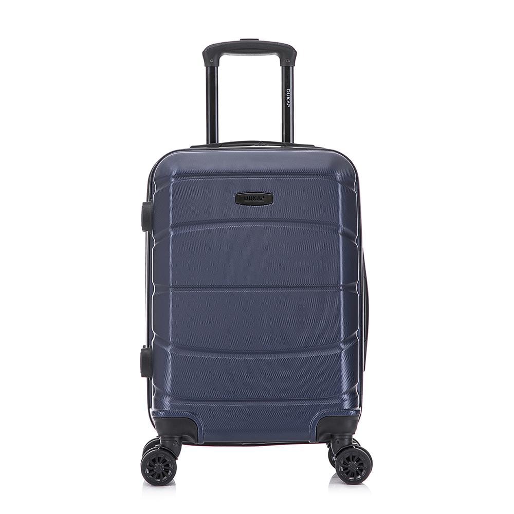DUKAP Sense Lightweight Hardside Spinner Luggage 20" Carry-On Blue