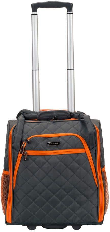 Rockland Charcoal Melrose Wheeled Underseat Carry-On