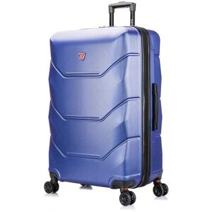 DUKAP Zonix 30 in. Blue Lightweight Hardside Spinner Suitcase