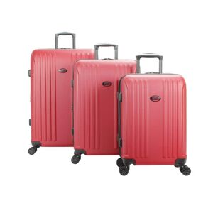 American Flyer Moraga 3-Piece Red Hard Side Spinner Luggage Set