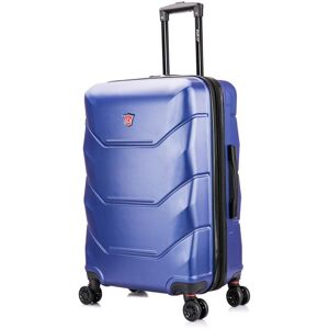 DUKAP Zonix 26 in. Blue Lightweight Hardside Spinner Suitcase