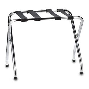 USTECH Chrome Luggage Rack Assembly Required, Grey