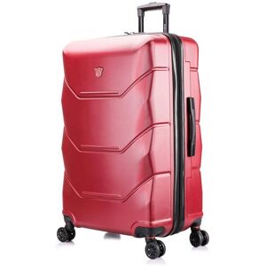 DUKAP Zonix 30 in. Wine Lightweight Hardside Spinner Suitcase