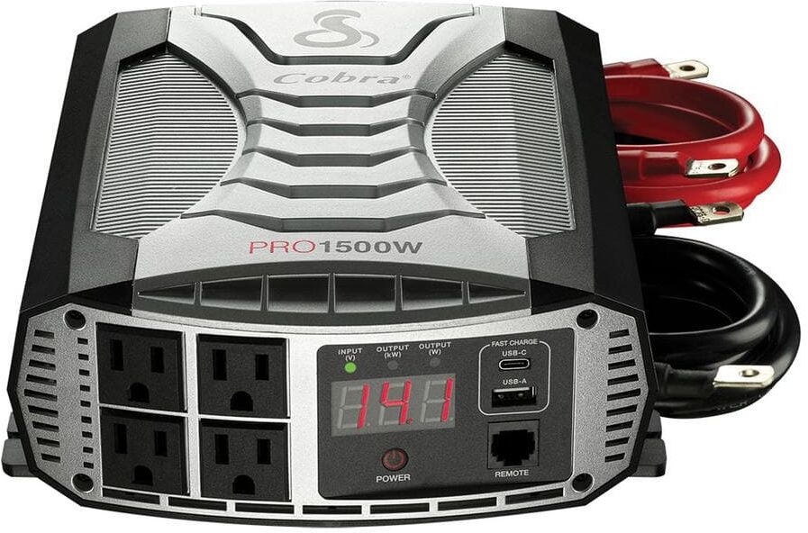 Cobra 1,500-Watt PRO Power Inverter