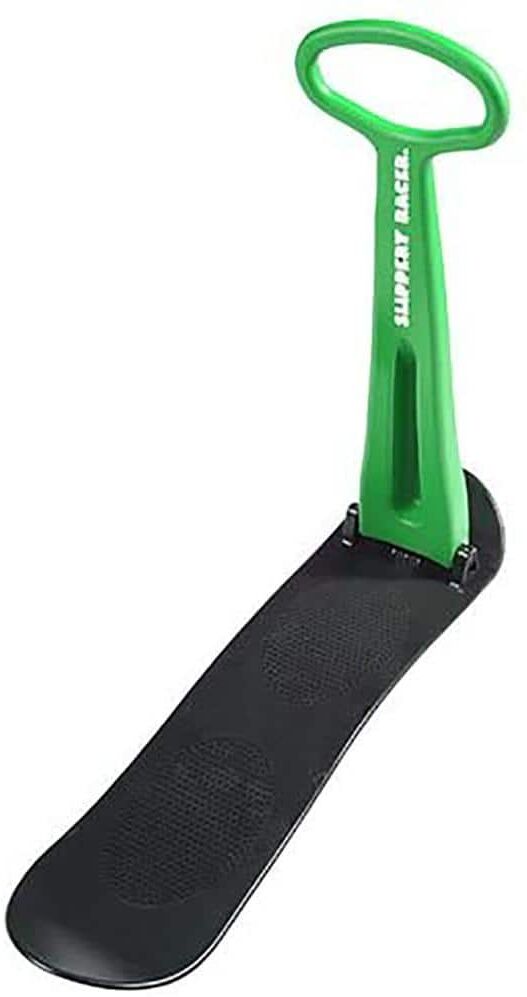 Slippery Racer Downhill Kid Foldable Outdoor Winter Ski Scooter Snow Sled in Green