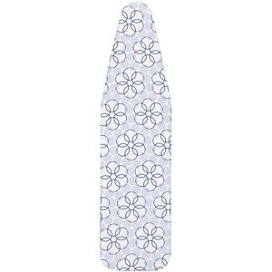 HOUSEHOLD ESSENTIALS Ultra 100% Cotton Magic Rings Print Ironing Board Cover and Pad