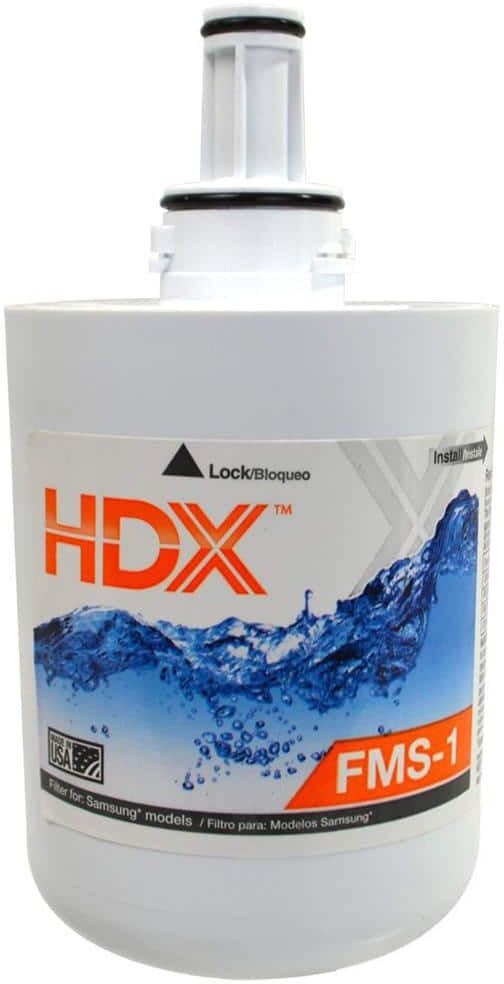 HDX FMS-1 Premium Refrigerator Water Filter Replacement Fits Samsung HAF-CU1S