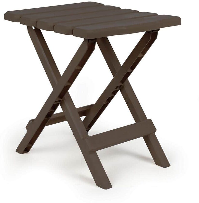 Camco Small Adirondack Folding Table - Brown