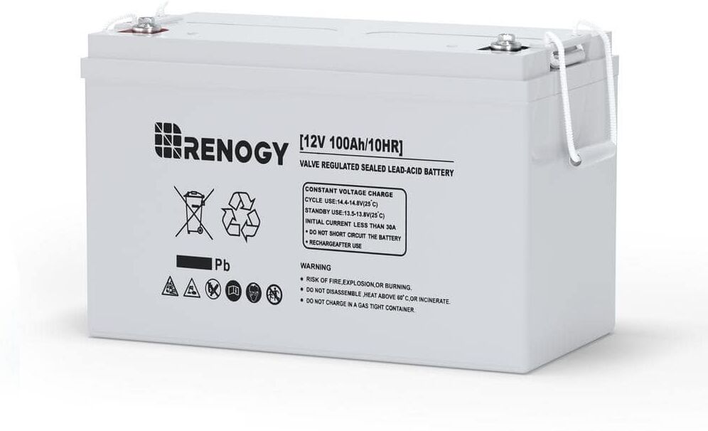 Solar Appliances: Top 10 Picks for Off-Grid Living 20 Renogy Deep Cycle AGM Battery 12-Volt 100Ah Safe Charge Most Home Appliances for RV, Off-Grid Solar System, Maintenance-Free