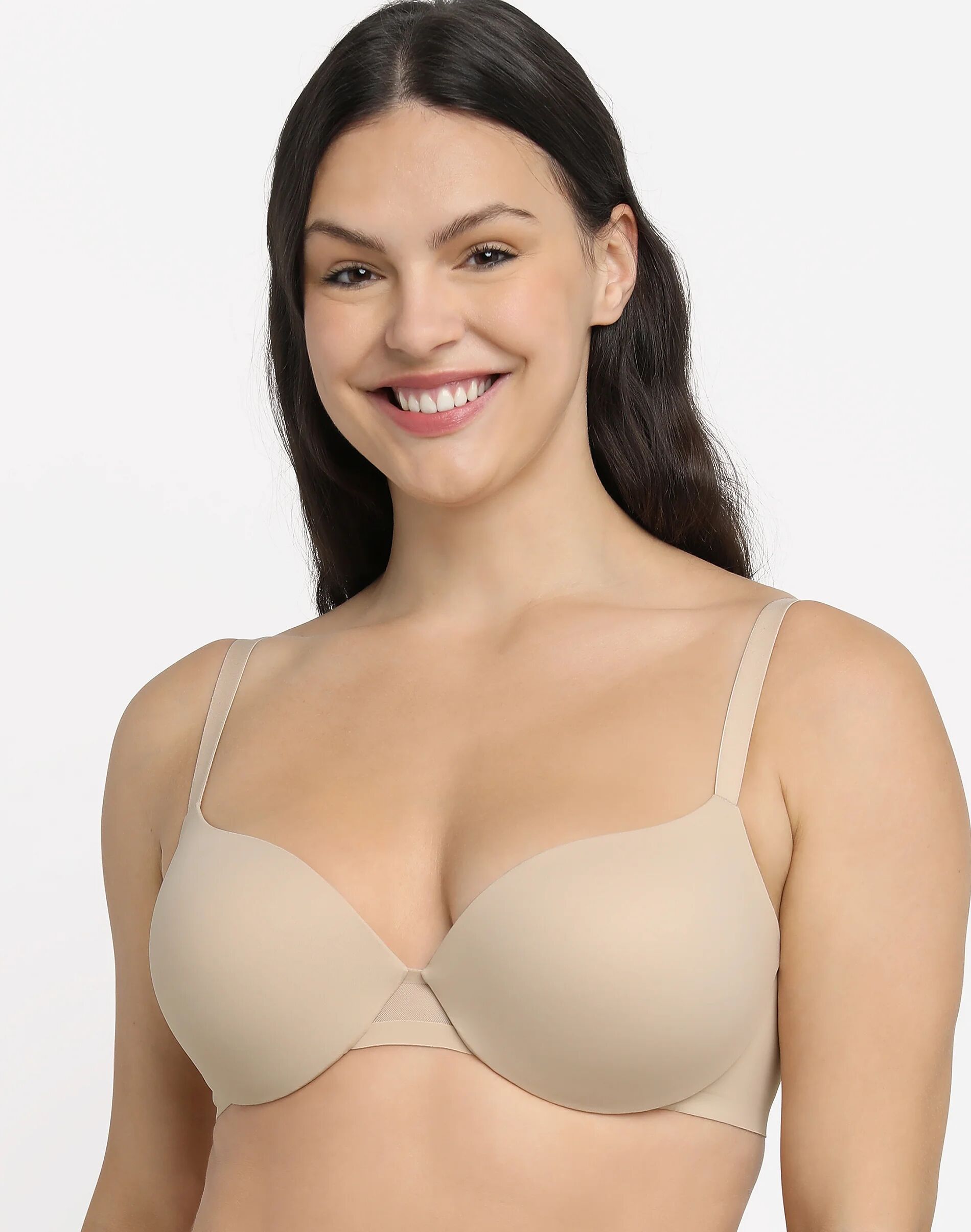 Maidenform DreamWire Convertible T-Shirt Bra, Underwire Almond 38C Women's