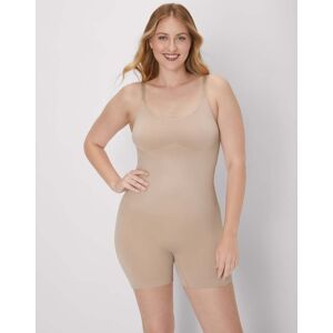 Maidenform Seamless Mid-Thigh Tummy Control Shapewear Bodysuit Evening Blush XL Women's Maidenform Seamless Mid-Thigh Tummy Control Shapewear Bodysuit Evening Blush XL Women's