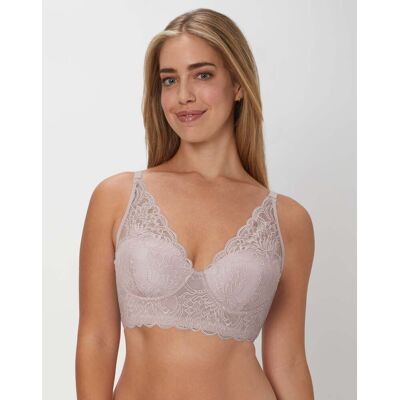 Maidenform Lightly Lined Convertible Lace Bralette Evening Blush Bloom 38C Women's Maidenform Lightly Lined Convertible Lace Bralette Evening Blush Bloom 38C Women's