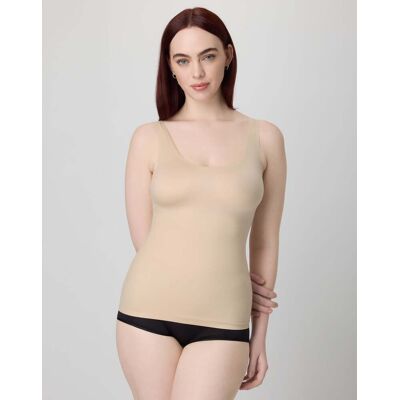 Maidenform Comfort Devotion Tummy Control Shapewear Cami Tank Top Latte Lift XL Women's Maidenform Comfort Devotion Tummy Control Shapewear Cami Tank Top Latte Lift XL Women's
