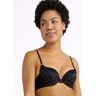 Maidenform Push Up & In Underwire Bra Black/Rose Gold 32C Women's