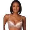 Maidenform Push Up & In Underwire Bra Evening Blush w/Rose Petal Cream Lace 40B Women's