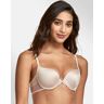 Maidenform Push Up & In Underwire Bra Sandshell w/Honey Blush Beige 38C Women's