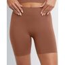 Maidenform M Smoothing Seamless Shorty Bronzed Chestnut XL Women's