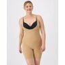 Maidenform Open-Bust Body Shaper, Anti-Static Fabric Beige S Women's