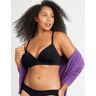 Maidenform One Fab Fit Wireless Demi Bra Black 42B Women's