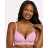 Maidenform One Fab Fit Wireless Demi Bra Paper Orchid 36B Women's