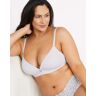 Maidenform One Fab Fit Wireless Demi Bra White 34DD Women's