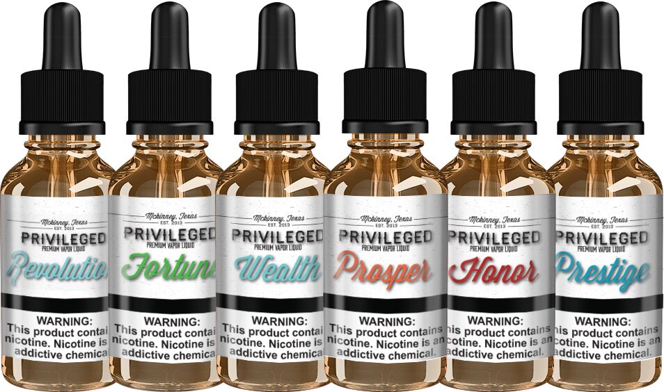 Central Vapors Privileged Line EJuice Sample Pack