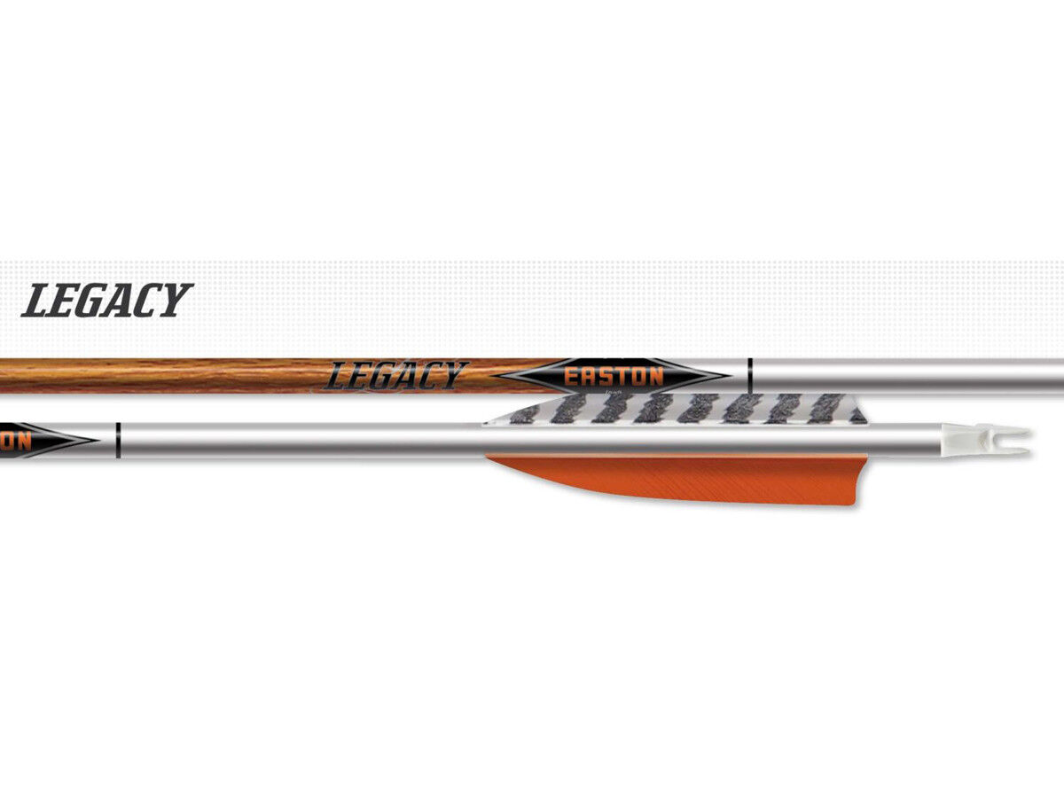 Easton Archery Easton Carbon Legacy 500 Spine Arrows, 12 Pack