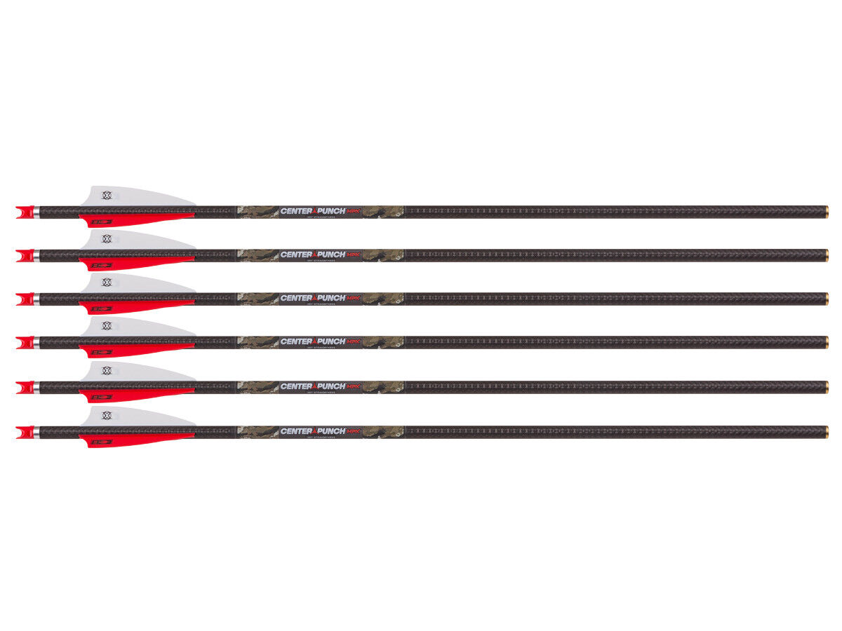 TenPoint Crossbows TenPoint CenterPunch HPX Carbon Arrows, 6 Pack