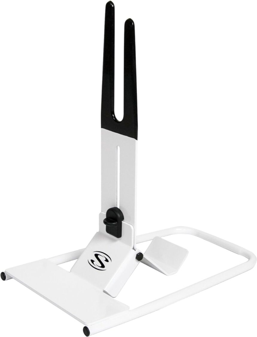 Saris The Boss Bike Stand, Foldable and Lightweight, White