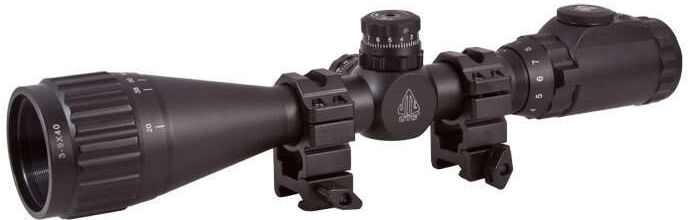 Leapers UTG 3-9x40 AO True Hunter Rifle Scope, EZ-TAP, Illuminated Mil-Dot Reticle, 1/4 MOA, 1 Tube,