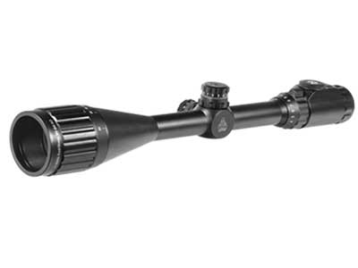 UTG 6-24x50 AO True Hunter Rifle Scope, EZ-TAP, Ill. Mil-Dot Reticle, 1/4 MOA, 1 Tube, Weaver Rings