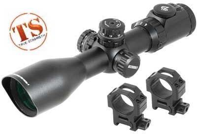 Leapers UTG 4-16x44 AO Accushot SWAT Rifle Scope, EZ-TAP, Illuminated Mil-Dot Reticle, 1/4 MOA, 30mm